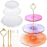 3 Tier Tray Resin Mold Cake Stand with Fittings