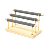 3 Tiers Bar Jewelry Display Stand Organizer Dresser Countertop Storage