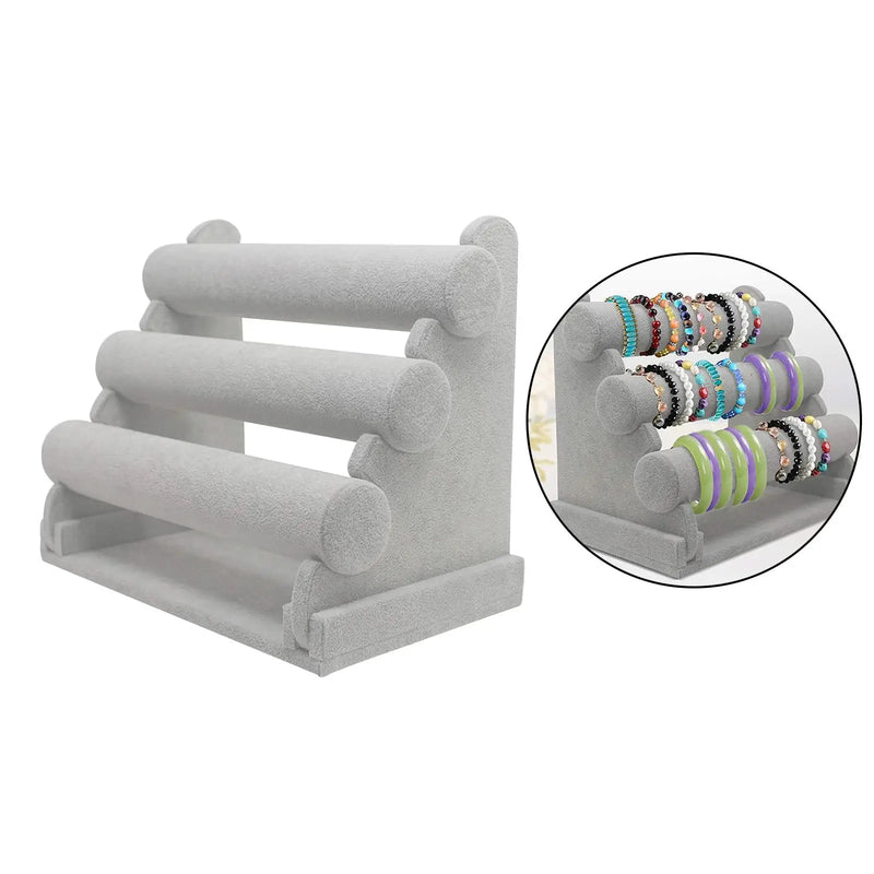 3 Tier Bracelet Holder Jewelry Display Watch Rack