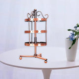 3 Tier Rotating Earring Holder 108 Holes Jewelry Display Stand