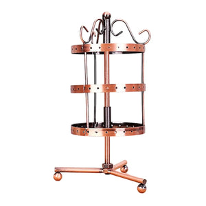 Rotating Earring Holder Spinning Necklace Rack Jewelry Organizer
