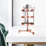 Rotating Earring Holder Spinning Necklace Rack Jewelry Organizer
