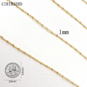 14K Plated Tassel Beaded Chain DIY Jewellery Making Supplies