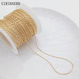 14K Plated Tassel Beaded Chain DIY Jewellery Making Supplies