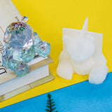 Little Bear Ornament Plaster Silicone Mold Epoxy Resin Casting DIY Crafts