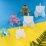 Little Bear Ornament Plaster Silicone Mold Epoxy Resin Casting DIY Crafts