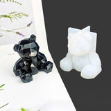 Little Bear Ornament Plaster Silicone Mold Epoxy Resin Casting DIY Crafts