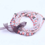 Colorful Shell Beads Bracelet with Flower Charm