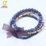 Colorful Shell Beads Bracelet with Flower Charm