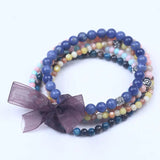 Colorful Shell Beads Bracelet with Flower Charm