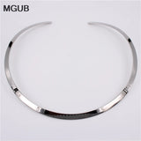 3-Color Smooth Collar Necklace Women Jewelry HL306