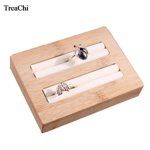 Bamboo Strip Ring Display Seat Bracelet Storage Rack
