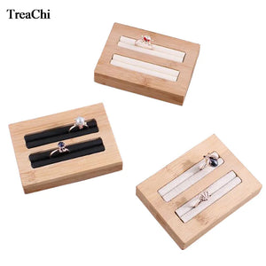 Bamboo Strip Ring Display Seat Bracelet Storage Rack