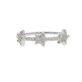 CZ Eternity Band Ring Size 6 7 8 Minimal Midi Knuckle Christmas