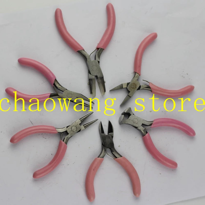 Diamond Setting Pliers Jewelry Plier Kit Beading Tools Pliers 6pcs/set