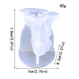 3D Candle Molds Dog Cattle Craft Art Silicone Mold for Candle Soap Desktop