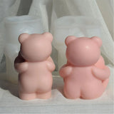 3D Bear Shape Craft Silicone Mold for Soap Making
