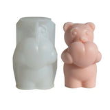 3D Bear Shape Craft Silicone Mold for Soap Making