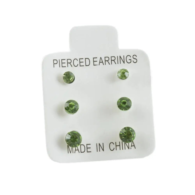 Elegant Double Engagement Earrings Set