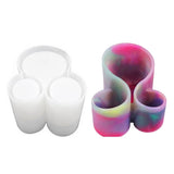 3-in-1 Cosmetic Storage Box Epoxy Resin Mold Makeup Organizer Silicone Mould
