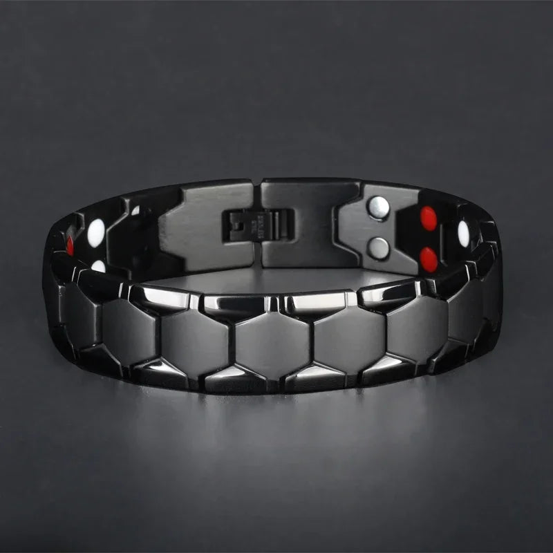 Men's Women's Magnetic Therapy Energy Bracelet Detachable