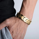 Men's Women's Magnetic Therapy Energy Bracelet Detachable