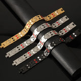 Men's Women's Magnetic Therapy Energy Bracelet Detachable
