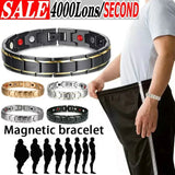 Men's Women's Magnetic Therapy Energy Bracelet Detachable