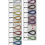 3 pcs Waxed Nylon Rope Chain Necklace Lobster Clasp Adjustable