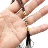 3 pcs Waxed Nylon Rope Chain Necklace Lobster Clasp Adjustable