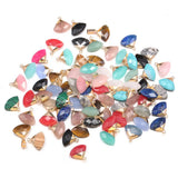 3 Natural Stone Pendant Agates Rose Quartzs Labrador for DIY Necklace Bracelet