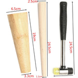 Wood Bracelet Bangle Ring Repair Kit Hammer Jewelry Making Tool