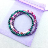 4mm Bead Women Bracelet Nature Stone Variety Choices