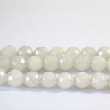 Pink Red Chalcedony Jade Faceted Round Beads 4-12mm DIY Jewelry Making