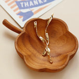 Wave Pendants Set - Gold-Plated Earrings Making Supplies