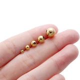 Stainless Steel Charm Spacer Beads 3-8mm for DIY Jewelry Making