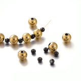 Stainless Steel Charm Spacer Beads 3-8mm for DIY Jewelry Making