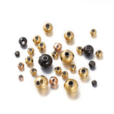 Stainless Steel Charm Spacer Beads 3-8mm for DIY Jewelry Making