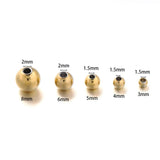 Stainless Steel Charm Spacer Beads 3-8mm for DIY Jewelry Making