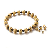 Stainless Steel Charm Spacer Beads 3-8mm for DIY Jewelry Making