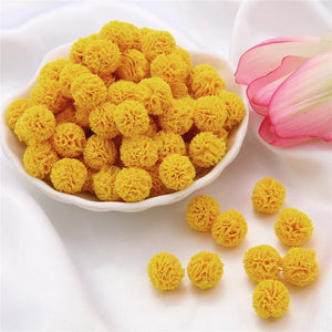 15mm Lace Ball DIY Flower Pompoms Craft Plush Mesh Pendant