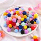15mm Lace Ball DIY Flower Pompoms Craft Plush Mesh Pendant