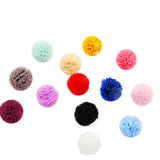 15mm Lace Ball DIY Flower Pompoms Craft Plush Mesh Pendant