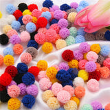 15mm Korea Lace Ball DIY Gauze Elastic Flower Pompoms Craft Plush Mesh Pendant