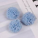 15mm Korea Lace Ball DIY Gauze Elastic Flower Pompoms Craft Plush Mesh Pendant