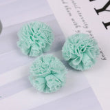 15mm Korea Lace Ball DIY Gauze Elastic Flower Pompoms Craft Plush Mesh Pendant