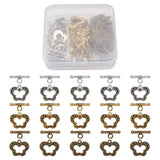 Tibetan Style Alloy Toggle Clasps for DIY Jewelry Making