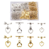 Tibetan Style Alloy Toggle Clasps for DIY Jewelry Making