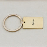 Custom Engraved Keychain- Personalized Message- Couple's Gift