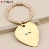 Personalized Couples Keyring Engrave Name Date Sentence Men Women